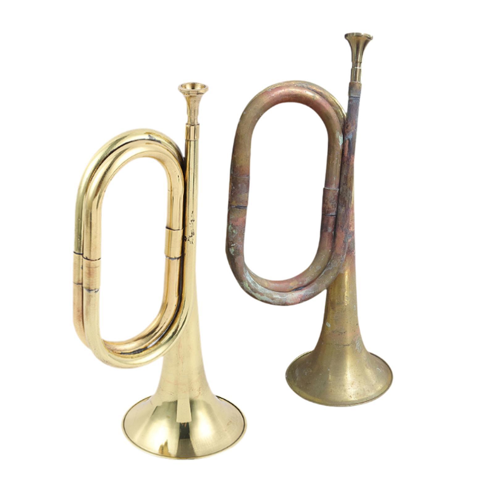 Musical Instrument Bugle - トランペット楽器 マーチングバグル 西洋管楽器 フルブラストランペット 初心者向け 学校騎兵隊バンド