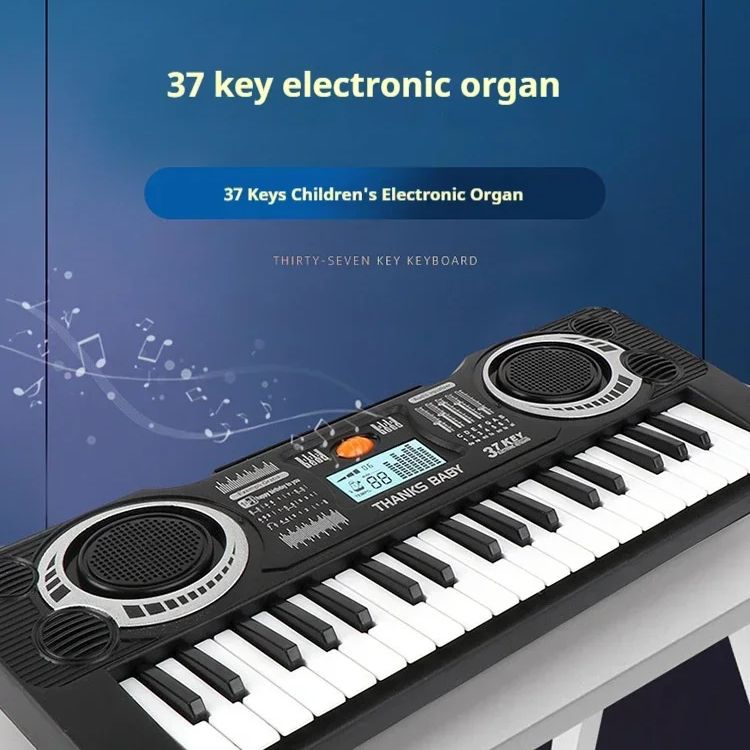 子供用電子キーボードピアノ 37/61 キー マイク付き 初 - Musical Instrument Harmonium のレビューと価格