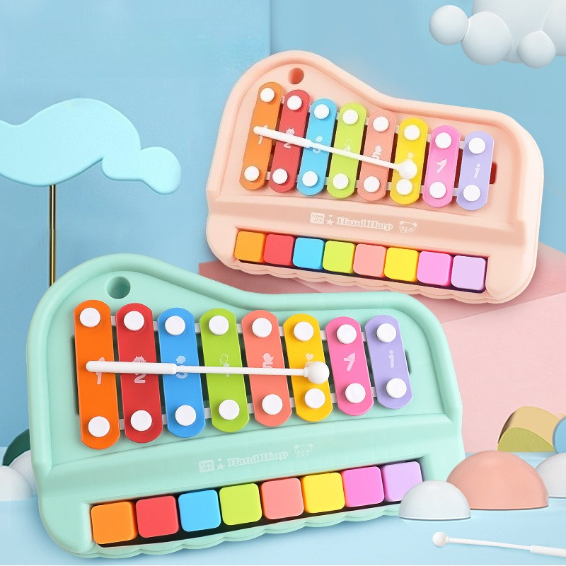 8音階シロフォンピアノ 2-in-1 早期教育用音楽玩具 マ - Musical Instrument Harmonium のレビューと価格